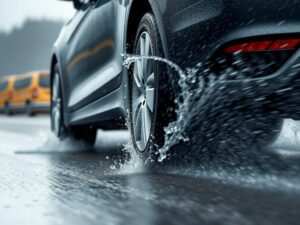 Aquaplaning: co robić, gdy auto traci przyczepność na wodzie i jak zmniejszyć ryzyko