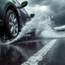 Jazda po kałużach samochodem – kiedy woda powoduje aquaplaning, utratę panowania i zalanie auta