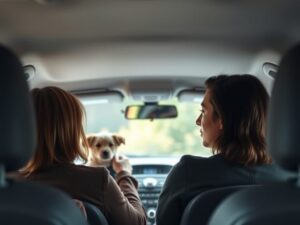 Bezpieczna jazda z pasażerami – zasady rozmów, dzieci, zwierząt i bagażu bez rozpraszania kierowcy